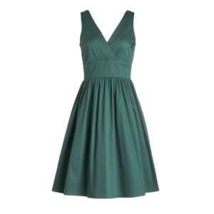 Modcloth Emerald Tea Dress